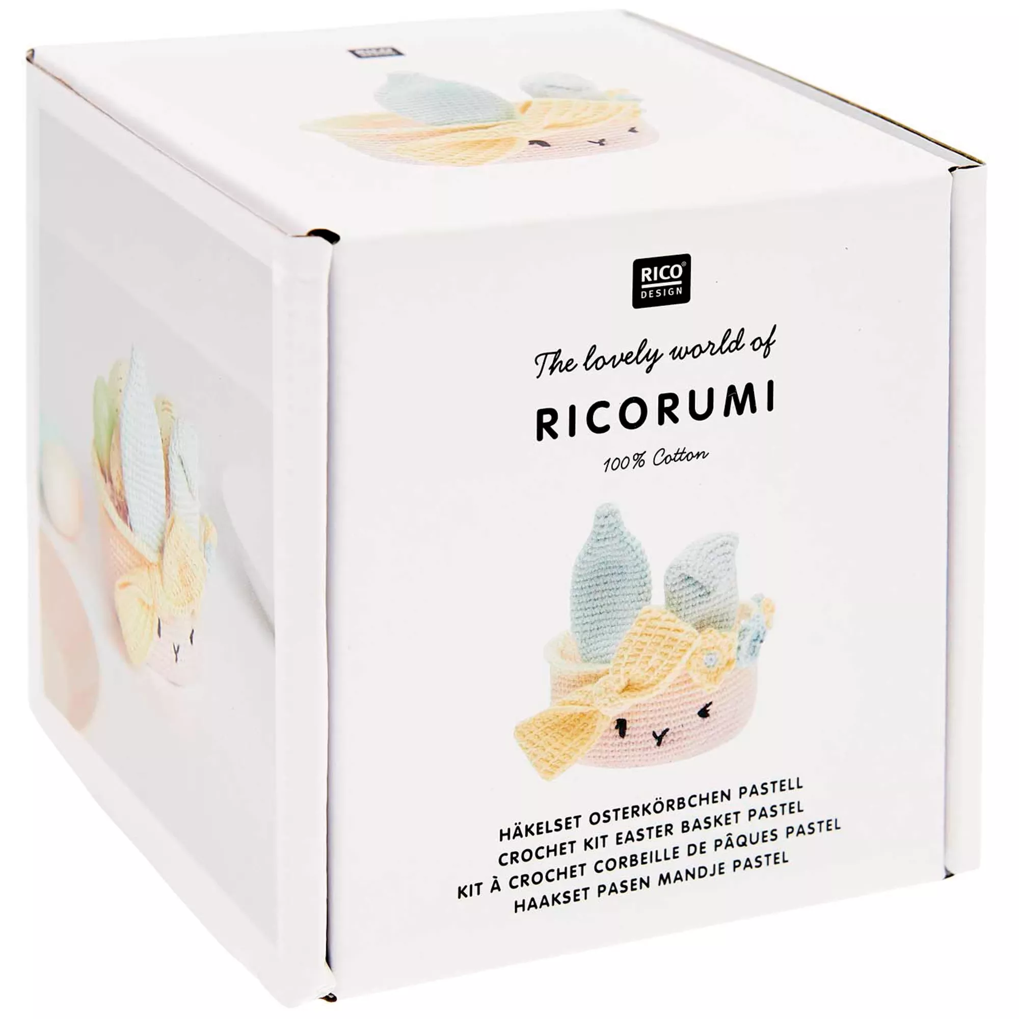 Rico Creative Ricorumi Set Oster-Körbchen pastell