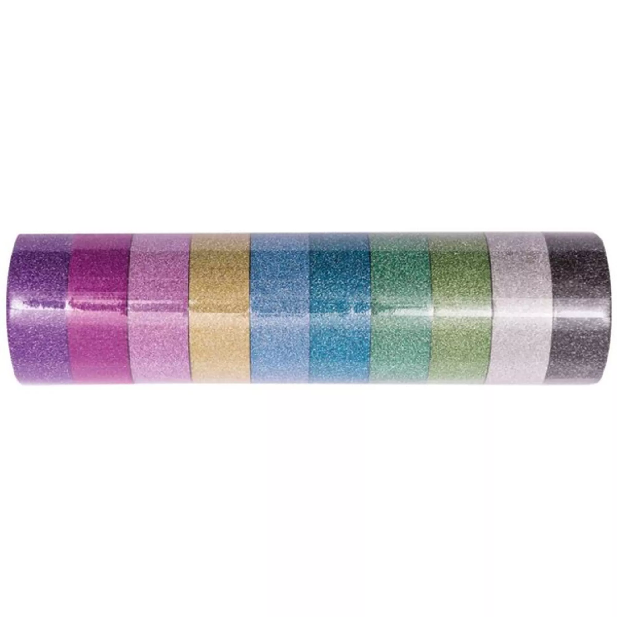 Rico Washi Tape Set Glitter, bunt