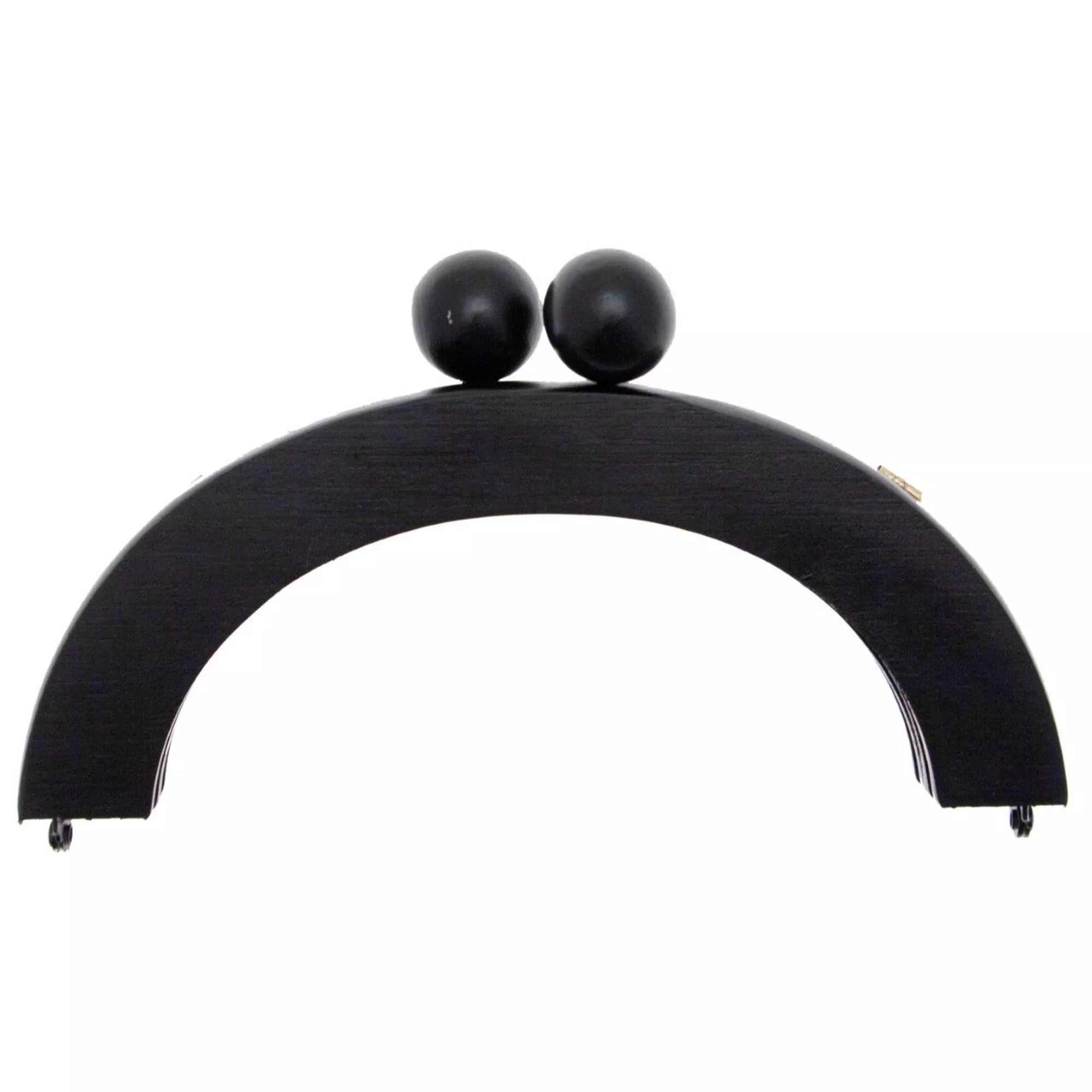 Stafil Taschengriff clic-clac, rund, schwarz
