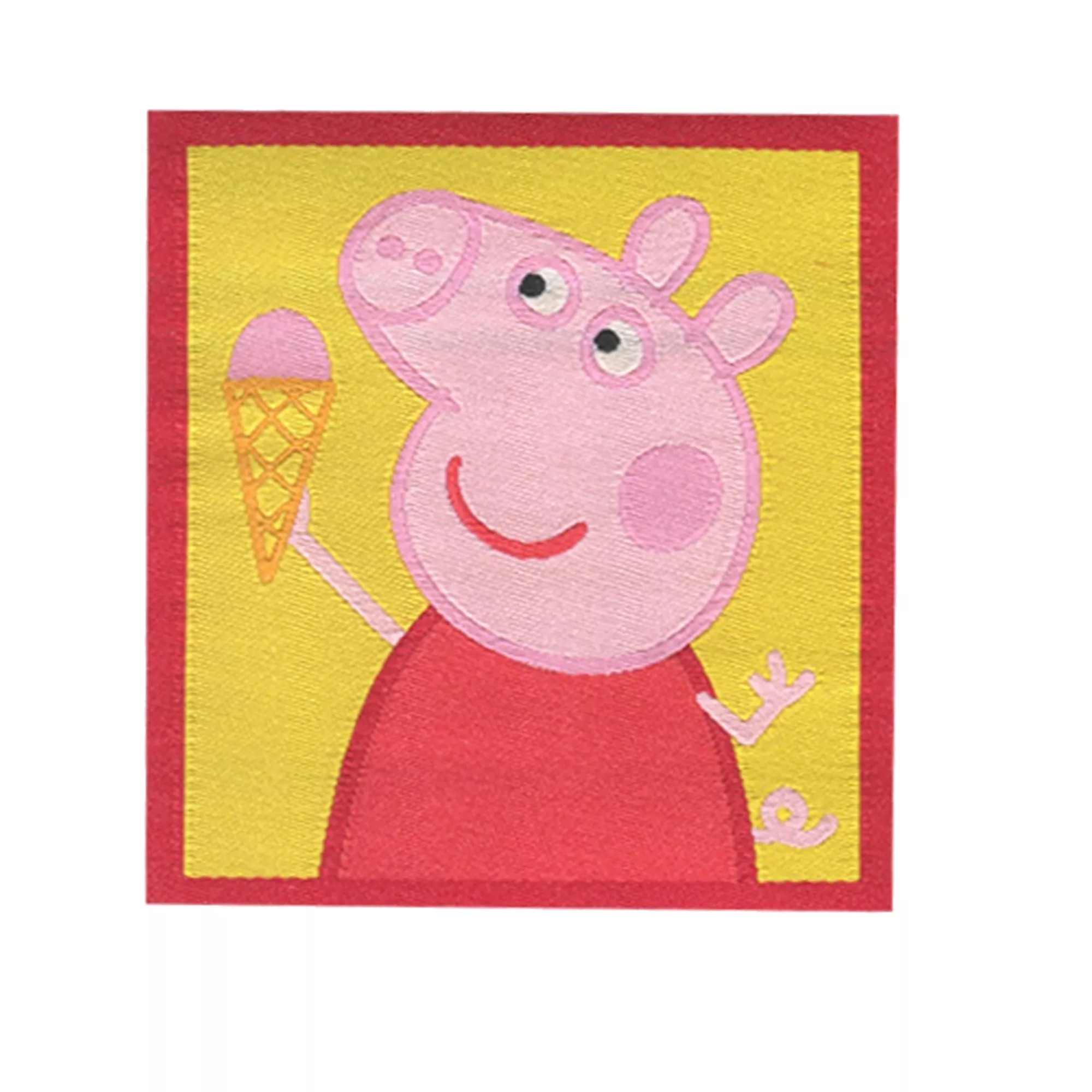 Applikation Peppa Pig, mit Eis