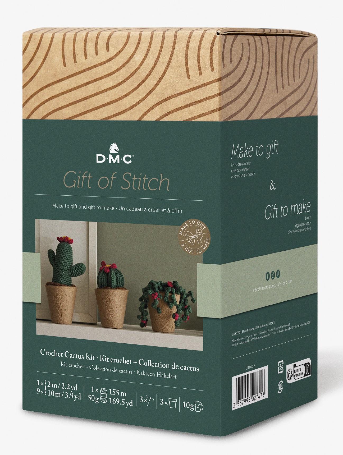 DMC Gift of Stitch Häkel-Set Amigurumi Kaktus
