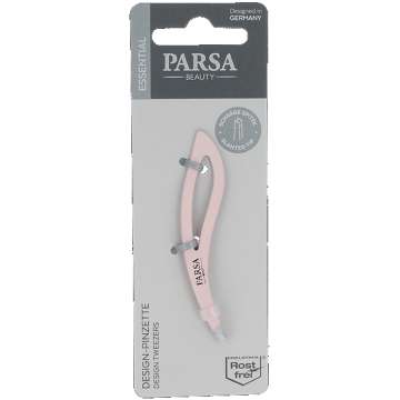 PARSA Design-Pinzette, schräg, schwarz - rosé
