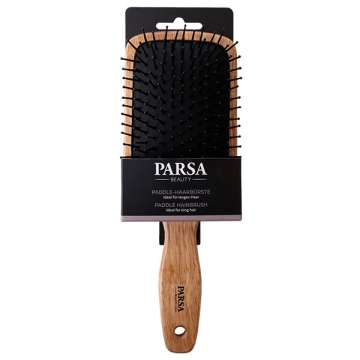 PARSA Haarbürste Paddle mit Kunststoffstiften