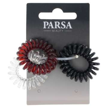 PARSA Curly Loops extra stark, transparent, braun, schwarz