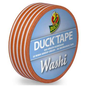 Duck Tape WASHI Bänder Orange Stripes