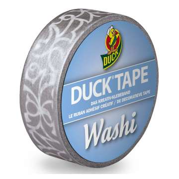 Duck Tape WASHI Bänder Silver Cirrus