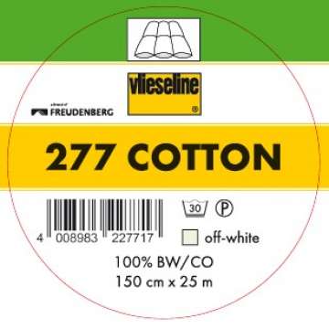Vlieseline Volumenvlies 277 Cotton, rohweiss