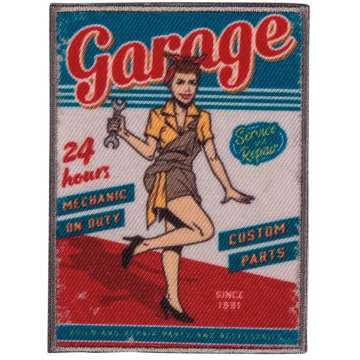 Applikation 2in1, Garage - Pin up Girl