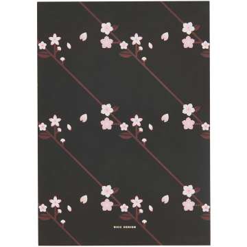 Rico Notizblock Sakura Sakura, DIN A5, schwarz