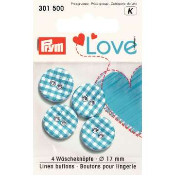Prym Love Wäscheknopf, blau