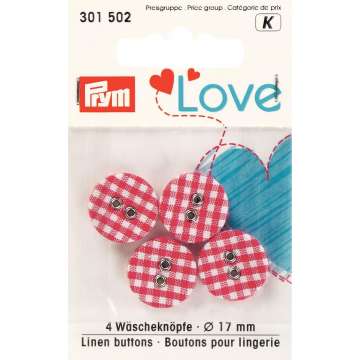 Prym Love Wäscheknopf, rot