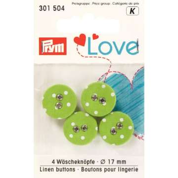 Prym Love Wäscheknopf, grün