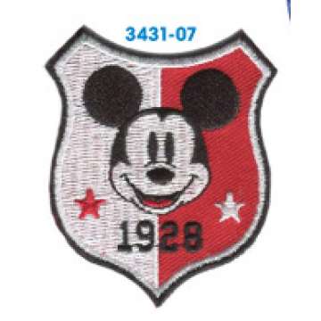 Applikation Mickey Mouse, All Star Wappen