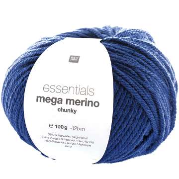 Rico Essentials Mega Merino chunky, blau