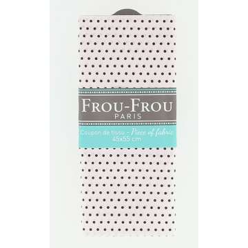 Frou-Frou Stoff, Punkte, rosa