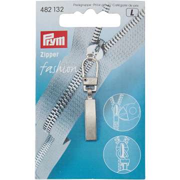 Prym Fashion-Zipper Classic, mattsilber