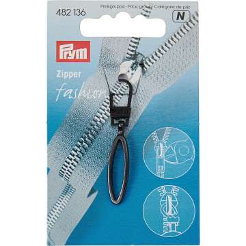Prym Fashion-Zipper Loop, brüniert