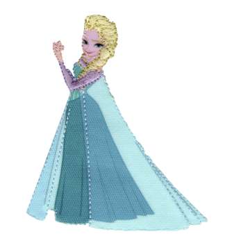 Applikation Frozen Elsa winkend