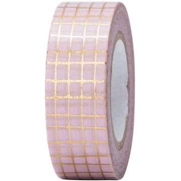 Rico Washi Tape Gitter Hot Foil, gold/rosa