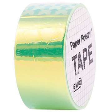 Rico Washi Tape Mirror Rainbow, grün
