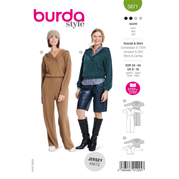 Burda Schnittmuster, Overall & Shirt