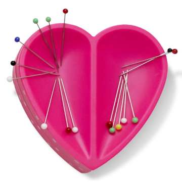 Prym Love Magnet-Nadelkissen Herz, pink