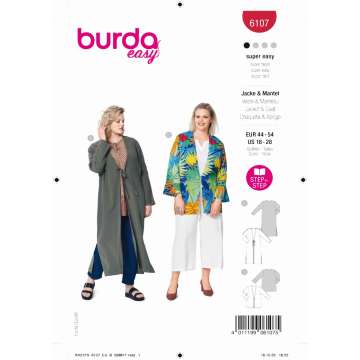 Burda Schnittmuster, Blusenjacke