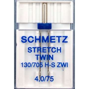 Schmetz Nähmaschinennadel Zwilling Stretch 4.0 mm