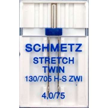 Schmetz Nähmaschinennadel Zwilling Stretch 4.0 mm