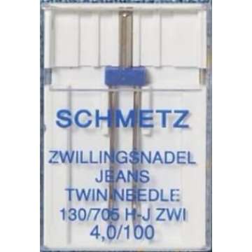Schmetz Nähmaschinennadel Zwilling Jeans 4.0 mm
