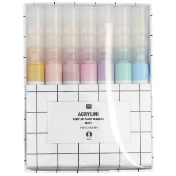 Rico Acrylini Marker Set Pastel Colours