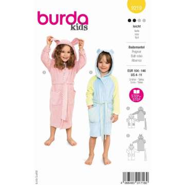 Burda Schnittmuster Bademantel