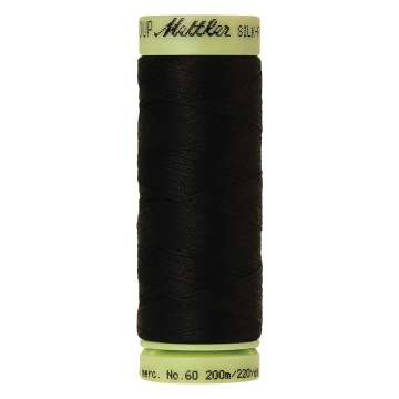 Mettler Nähfaden Silk-Finish, schwarz
