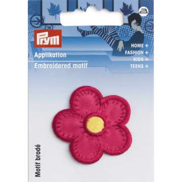 Prym Applikation Blume, pink