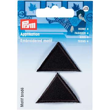 Prym Applikation Dreiecke, schwarz