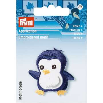 Prym Applikation Pinguin, blau