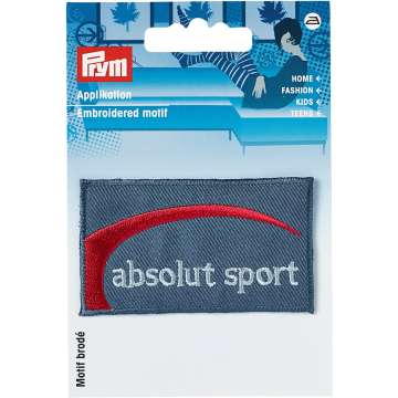 Prym Applikation Jeans Absolut Sport