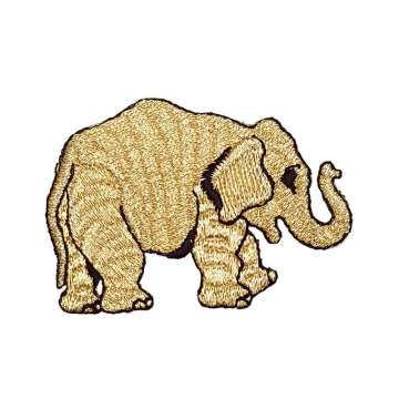 Prym Applikation Elefant, gold
