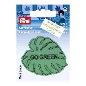 Prym Applikation Blatt, Go Green