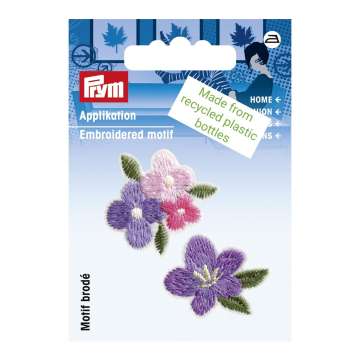 Prym Applikation Blumen, violett