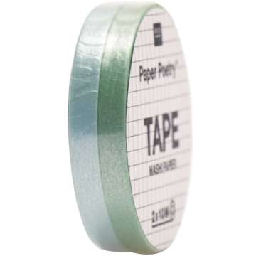Rico Washi Tape schmal, mint/aqua