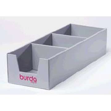 Burda Kassette für Schnitte mit 3 Fächer