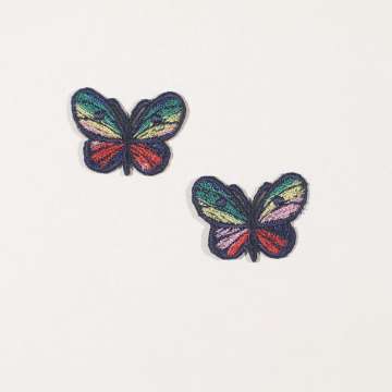 Edelweiss Applikation Schmetterlinge