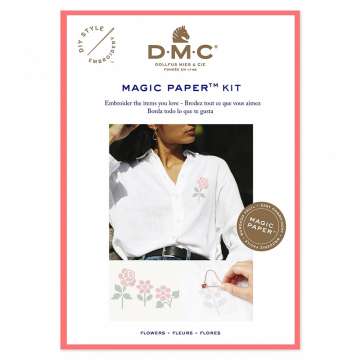 DMC Magic Paper Stickmotiv Blumen Collection