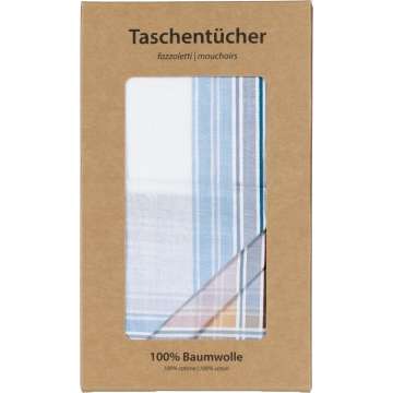 Herrentaschentücher, hellfonds