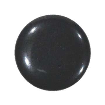 Union Knopf Polyesterknopf, schwarz