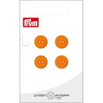 Union Knopf Poly-Knopf 2-Loch, orange