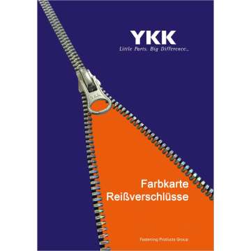 YKK Farbkarte Reissverschluss