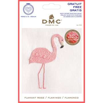 DMC Stickanleitung Flamingo