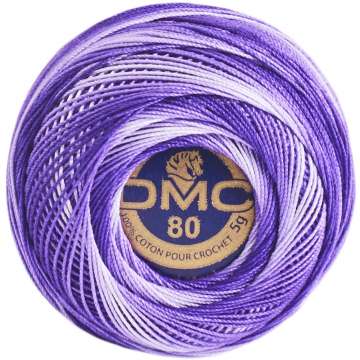 DMC Häkelgarn Spécial Dentelles, violett melliert